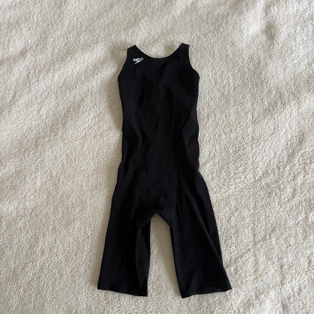 Speedo Kneeskin Fina AQ skinsuit unitard Suit Sports Triathlon skin suit size 24